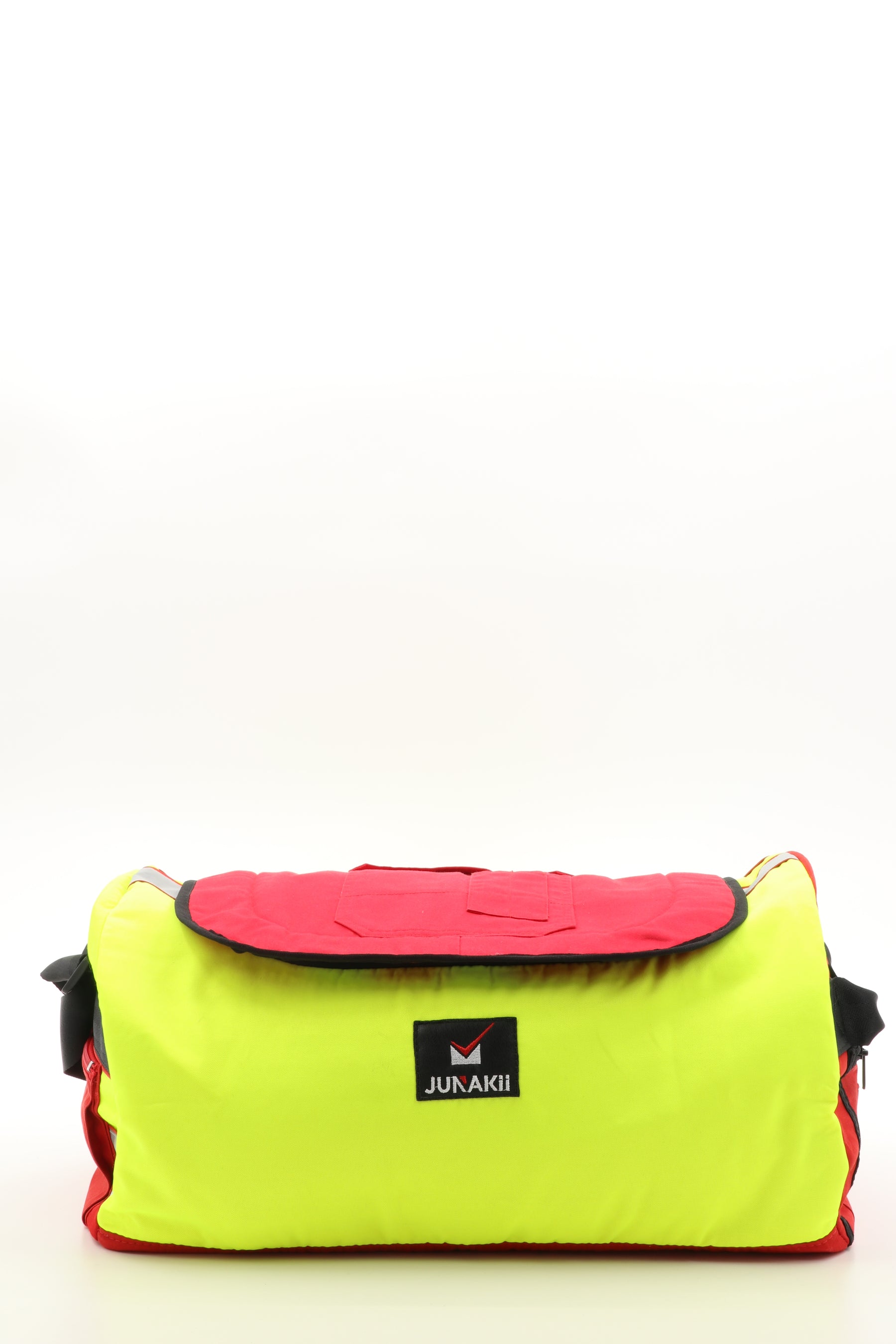 Duffel Bag gelb aus upgecycelter Rettungsdienstkleidung 52x20x31cm