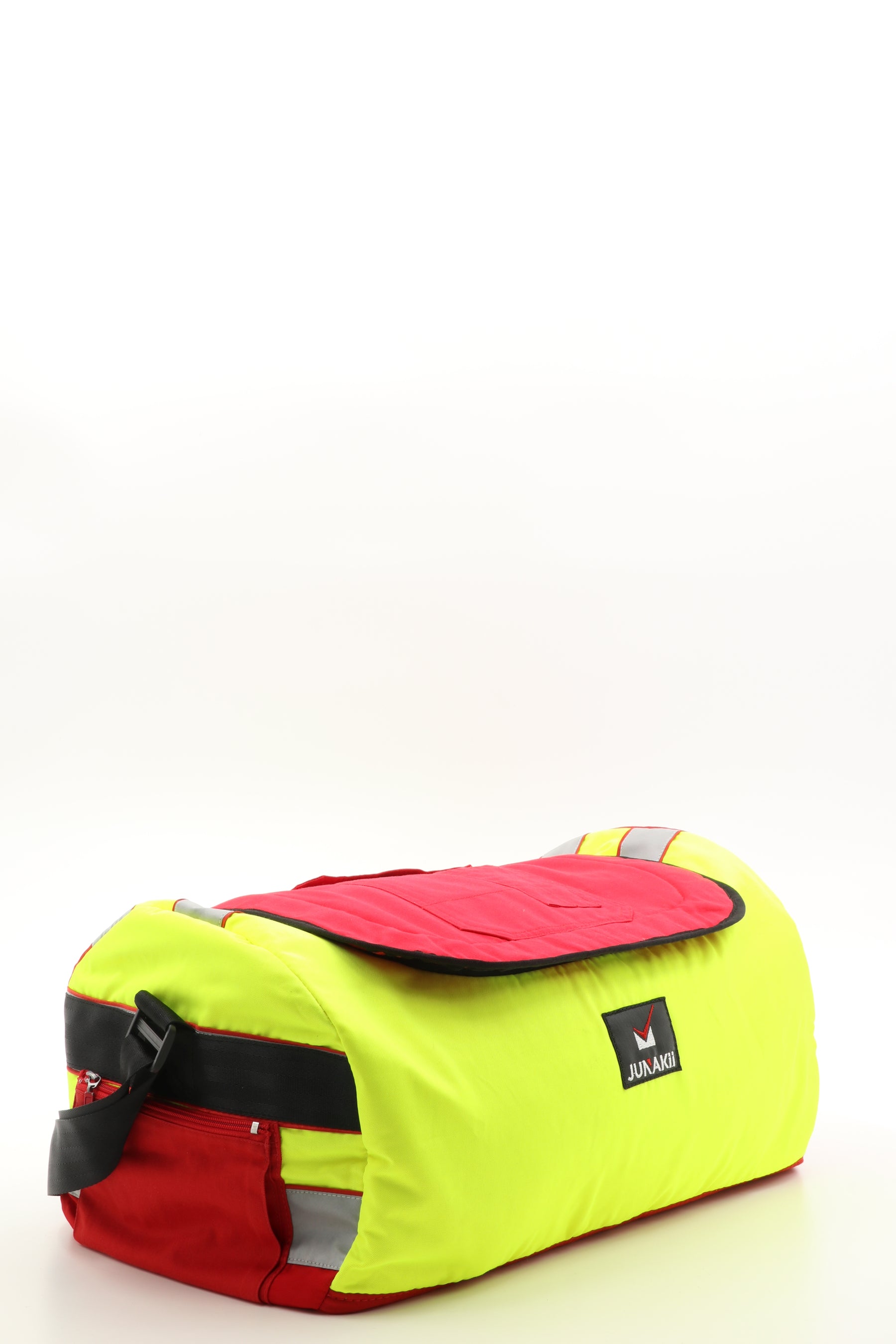 Duffel Bag gelb aus upgecycelter Rettungsdienstkleidung 52x20x31cm