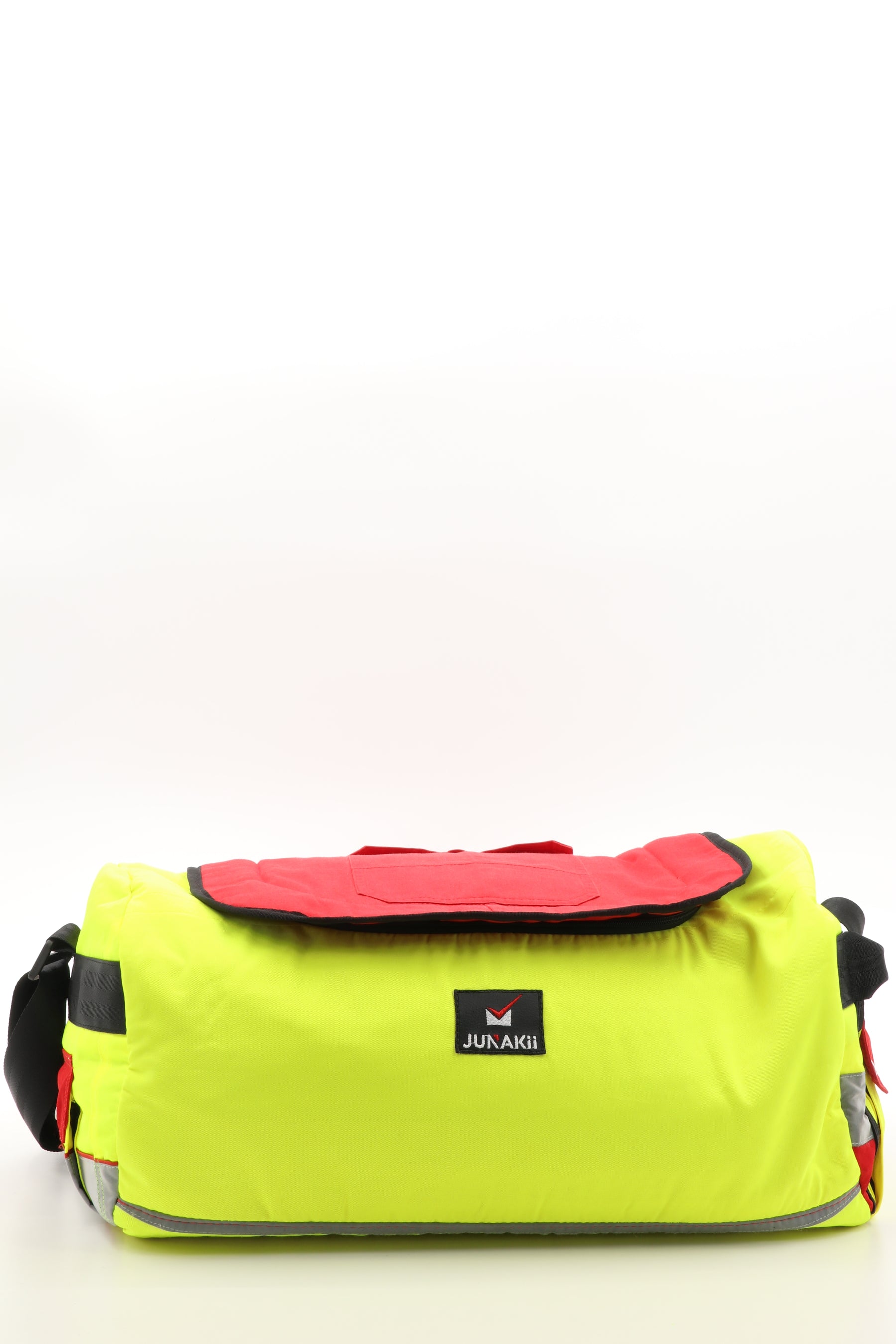 Duffel Bag gelb aus upgecycelter Rettungsdienstkleidung 52x20x31cm