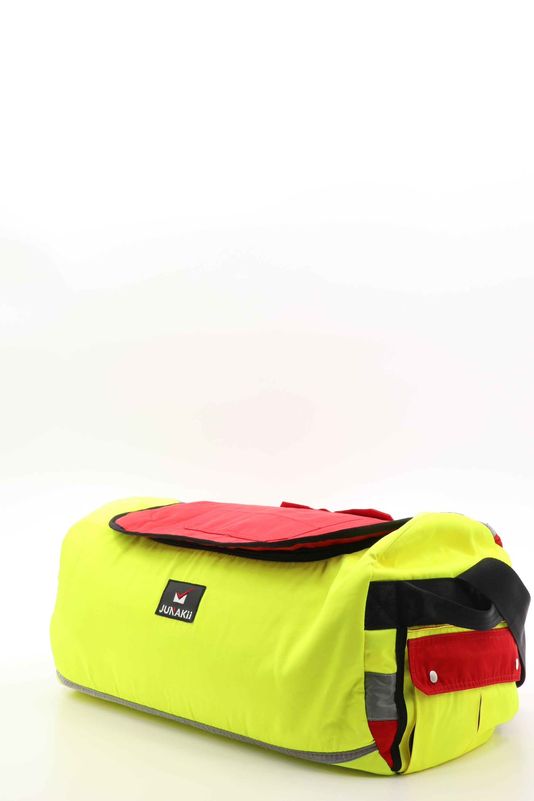 Duffel Bag gelb aus upgecycelter Rettungsdienstkleidung 52x20x31cm