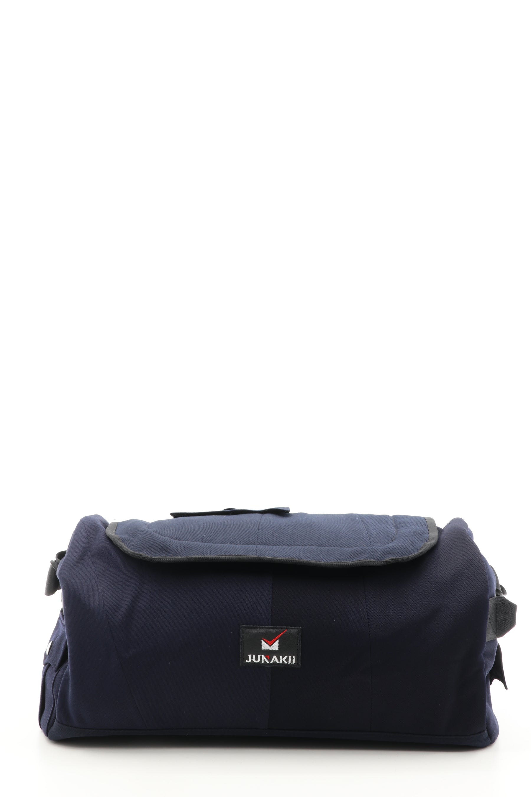 Duffel Bag blau aus upgecyceltem Feuerwehrausgehanzug 52x20x31cm