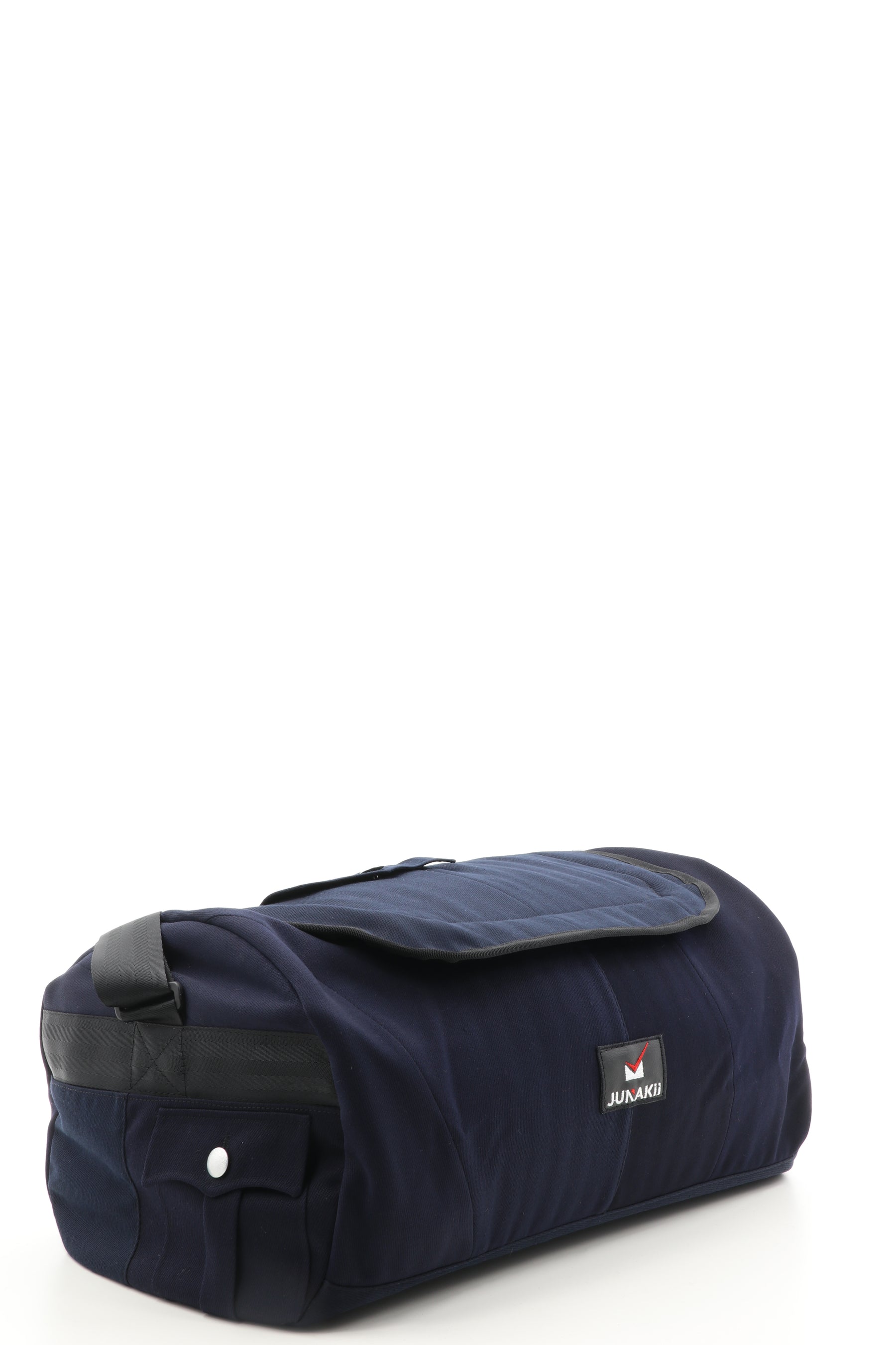 Duffel Bag blau aus upgecyceltem Feuerwehrausgehanzug 52x20x31cm