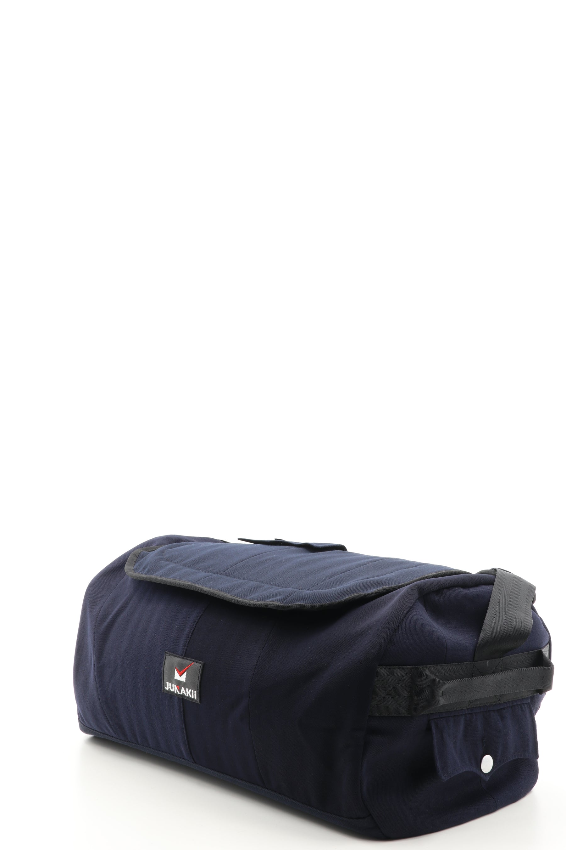 Duffel Bag blau aus upgecyceltem Feuerwehrausgehanzug 52x20x31cm