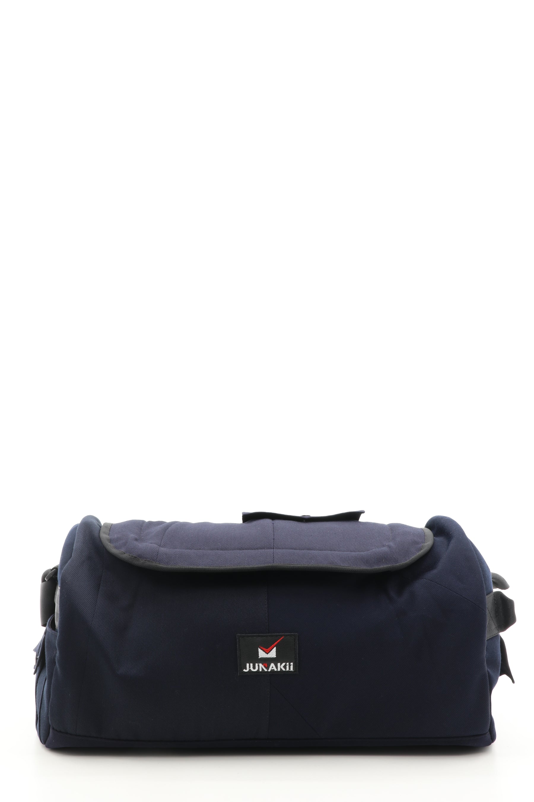 Duffel Bag blau aus upgecyceltem Feuerwehrausgehanzug 52x20x31cm