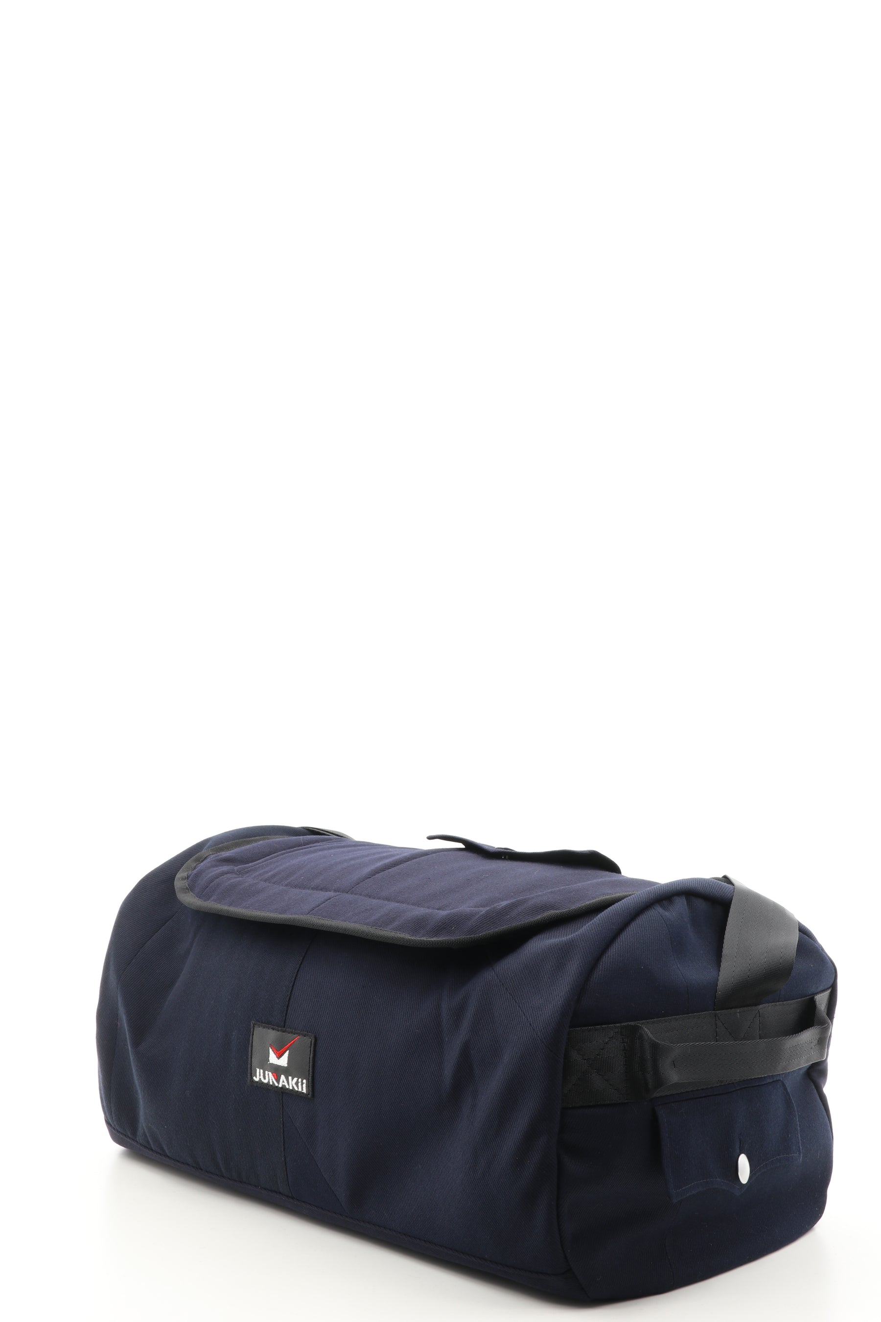 Duffel Bag blau aus upgecyceltem Feuerwehrausgehanzug 52x20x31cm