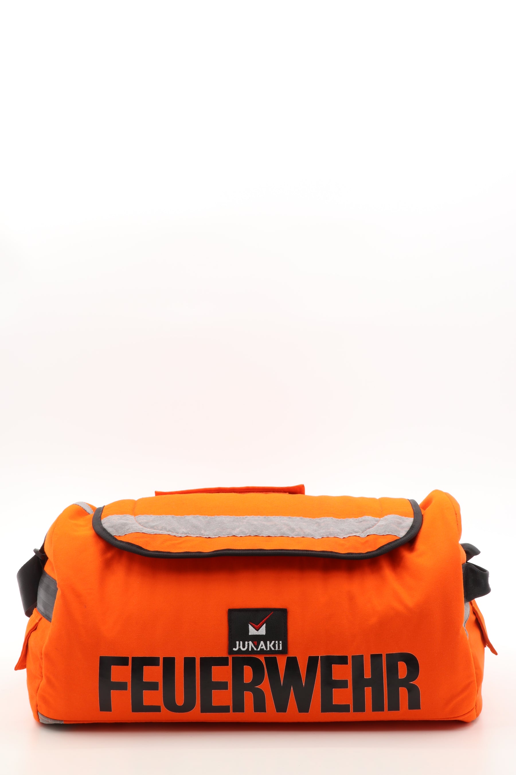 Duffel Bag orange aus upgecycelter Feuerwehrkleidung 52x20x31cm