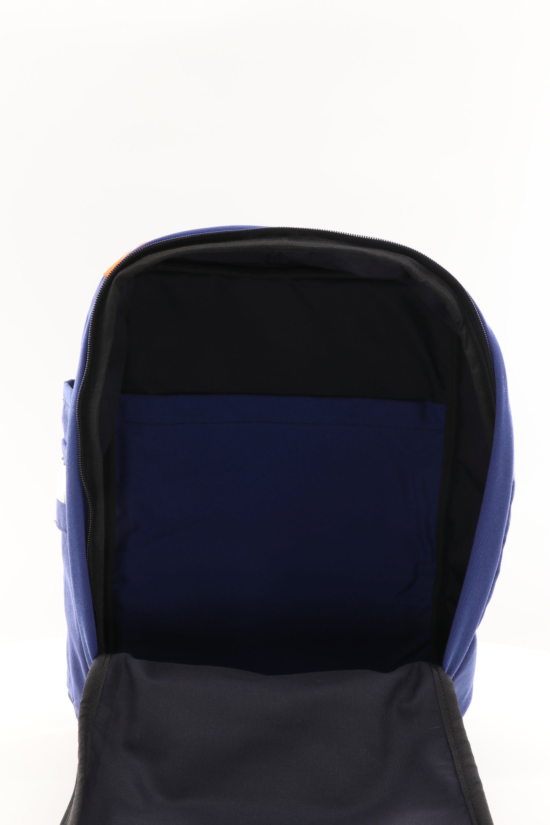 Laptop Rucksack blau aus upgecycelter Feuerwehrkleidung 38x27x13cm