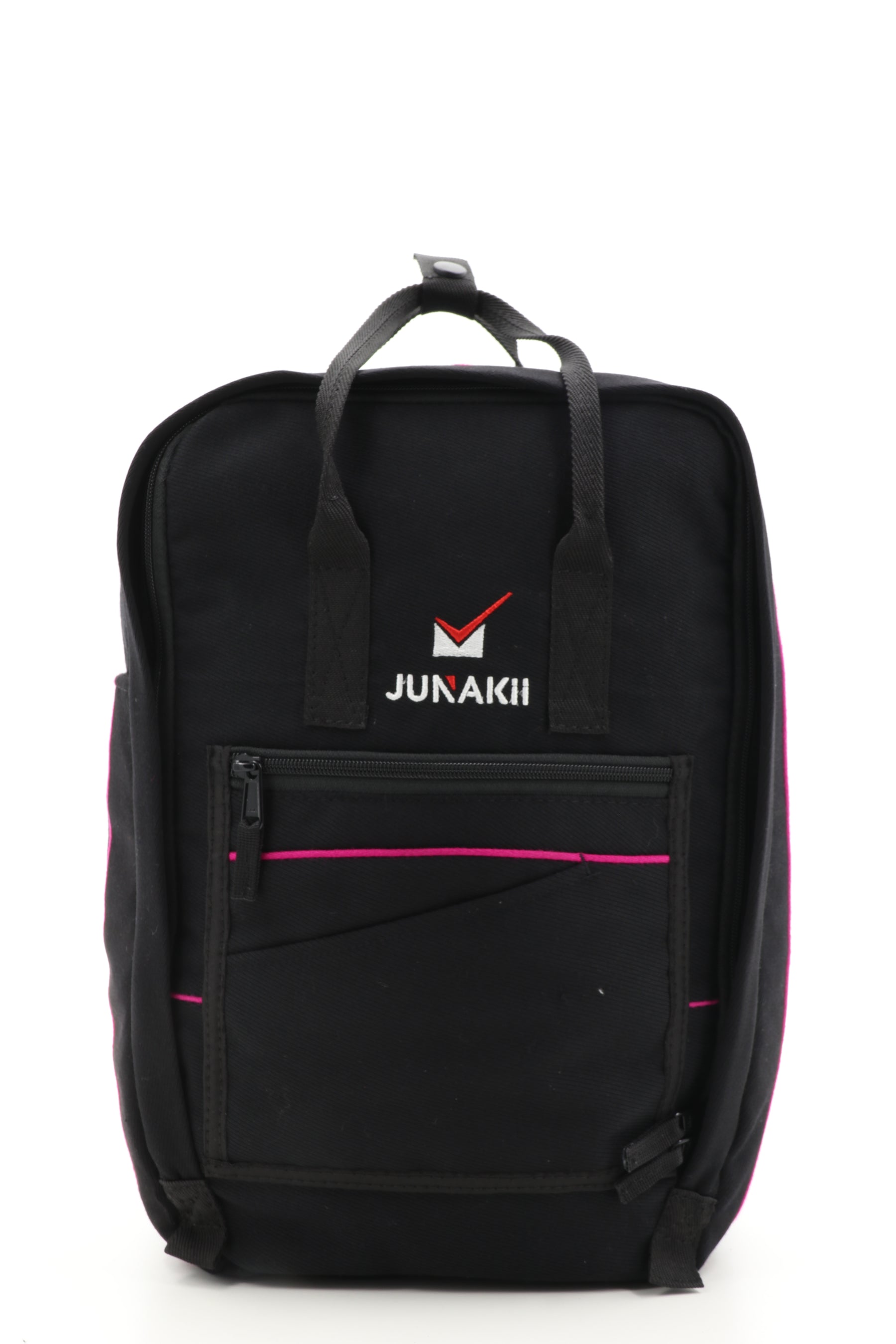 Laptop Rucksack schwarz aus upgecyceltem Feuerwehrausgehanzug 38x27x13cm