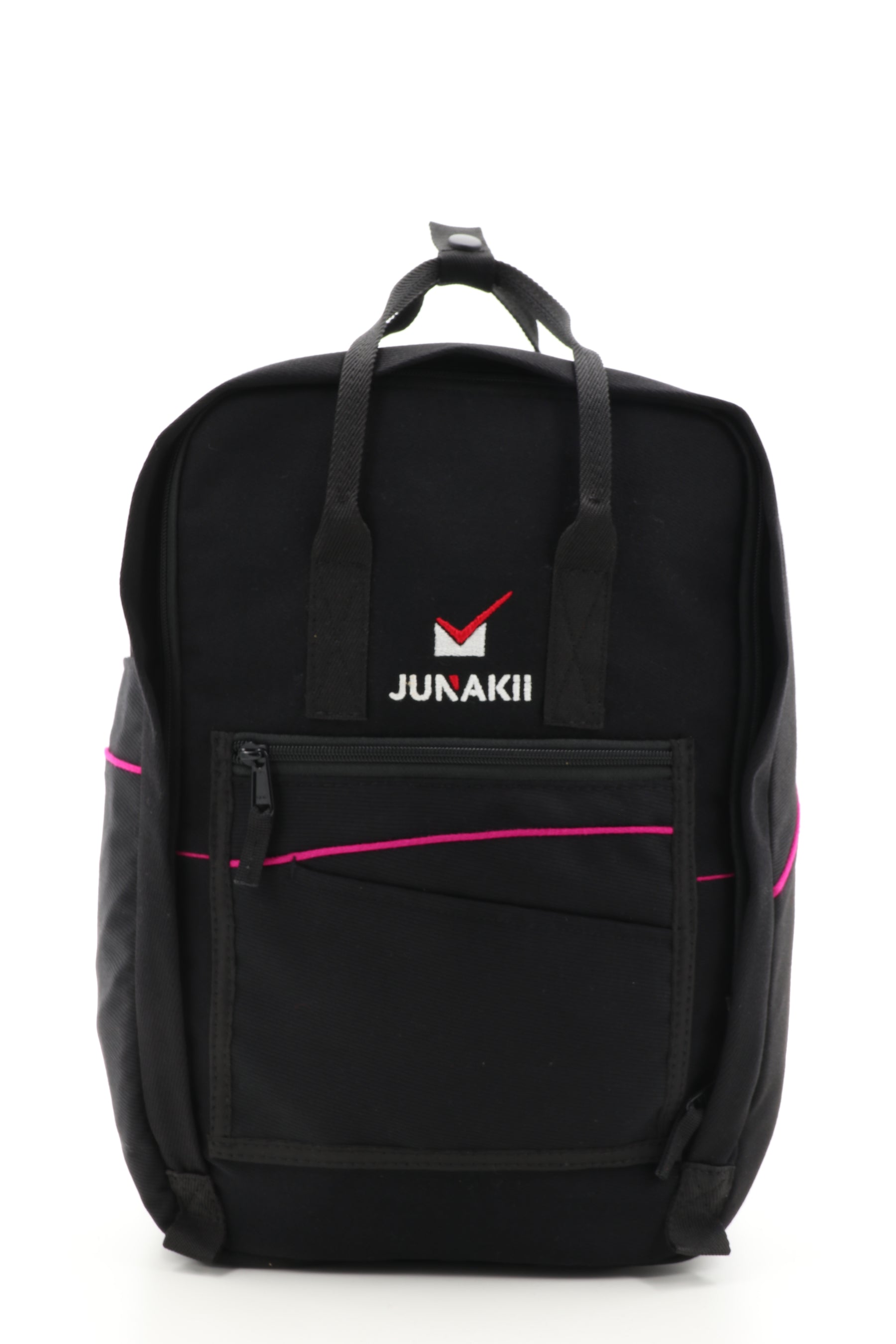 Laptop Rucksack schwarz aus upgecyceltem Feuerwehrausgehanzug 38x27x13cm