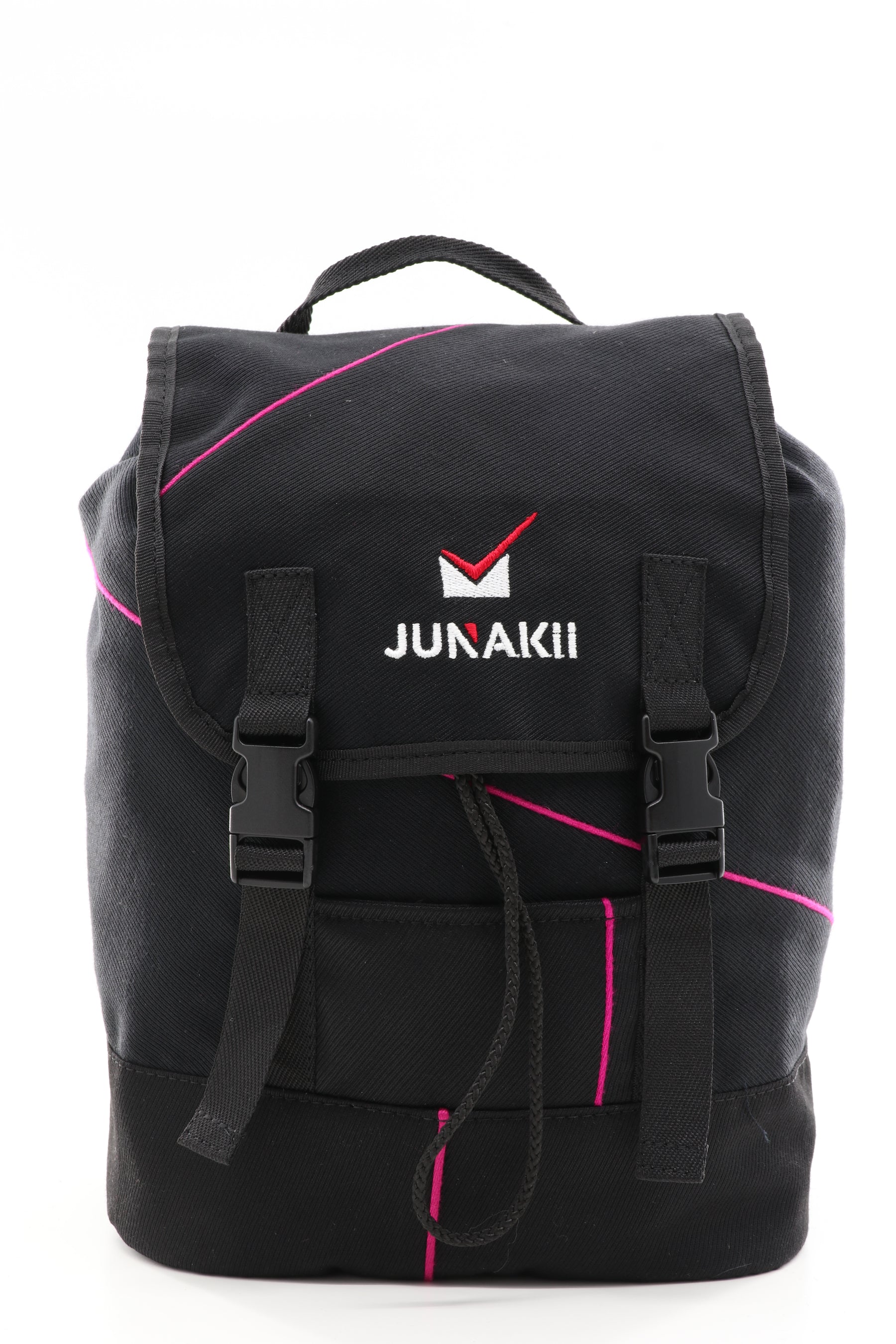Mini Rucksack Klassik schwarz aus upgecyceltem Feuerwehrausgehanzug 23x32x10cm