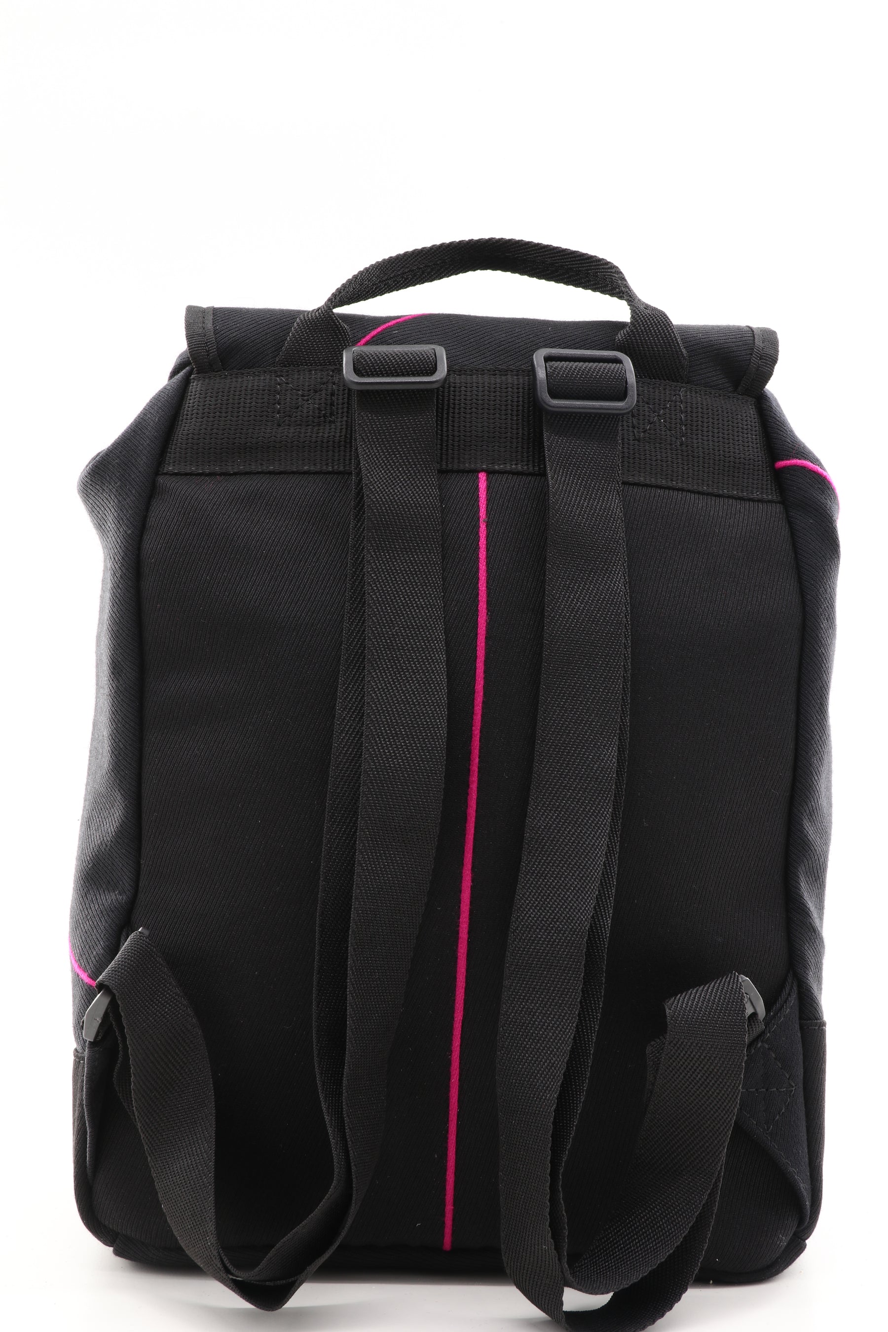 Mini Rucksack Klassik schwarz aus upgecyceltem Feuerwehrausgehanzug 23x32x10cm