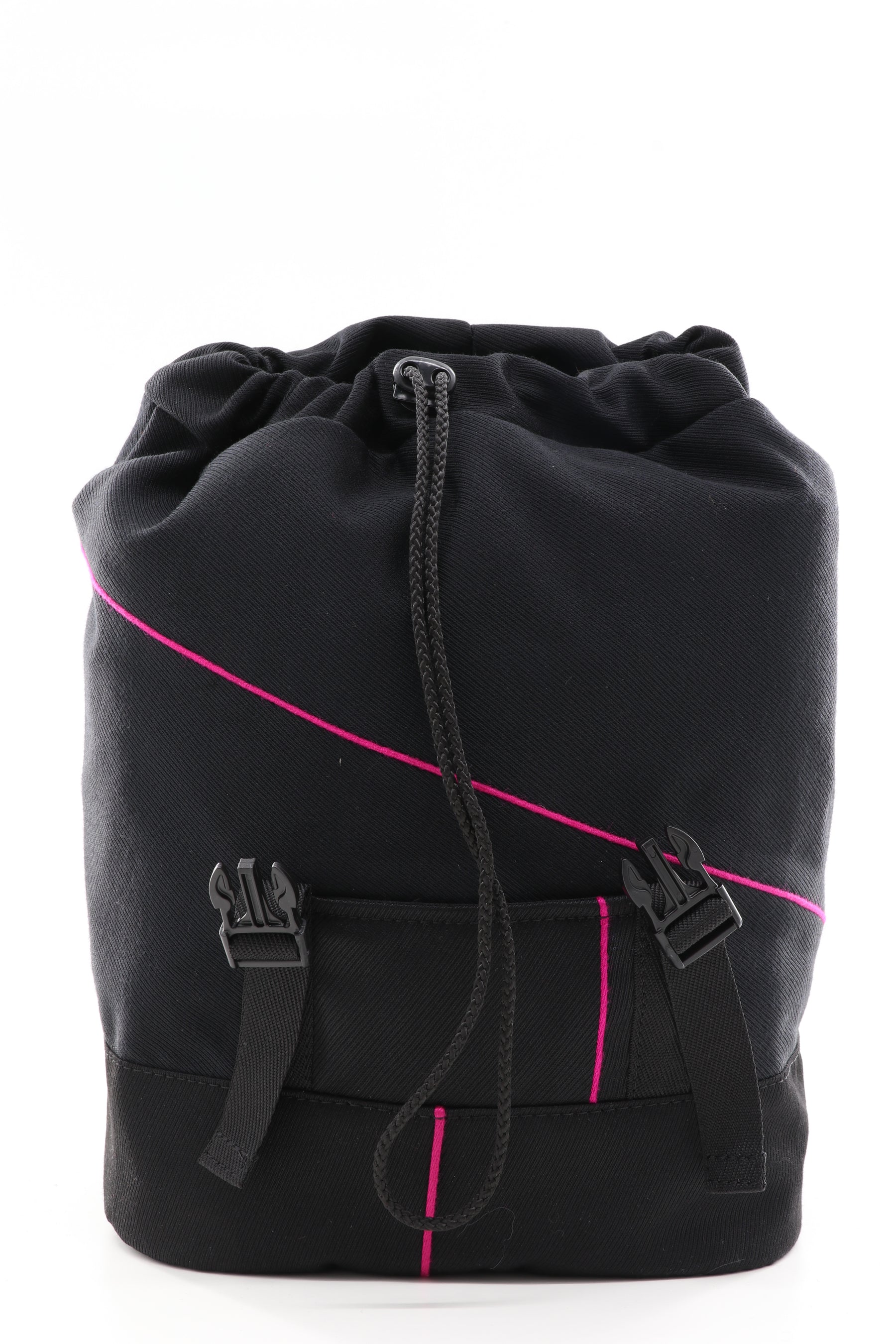 Mini Rucksack Klassik schwarz aus upgecyceltem Feuerwehrausgehanzug 23x32x10cm