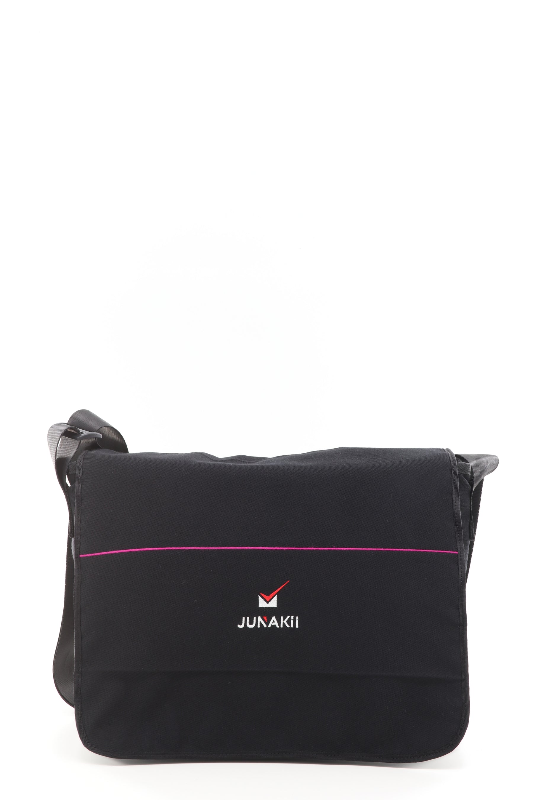 Messenger Tasche schwarz aus upgecyceltem Feuerwehrausgehanzug 38x29x8,5cm