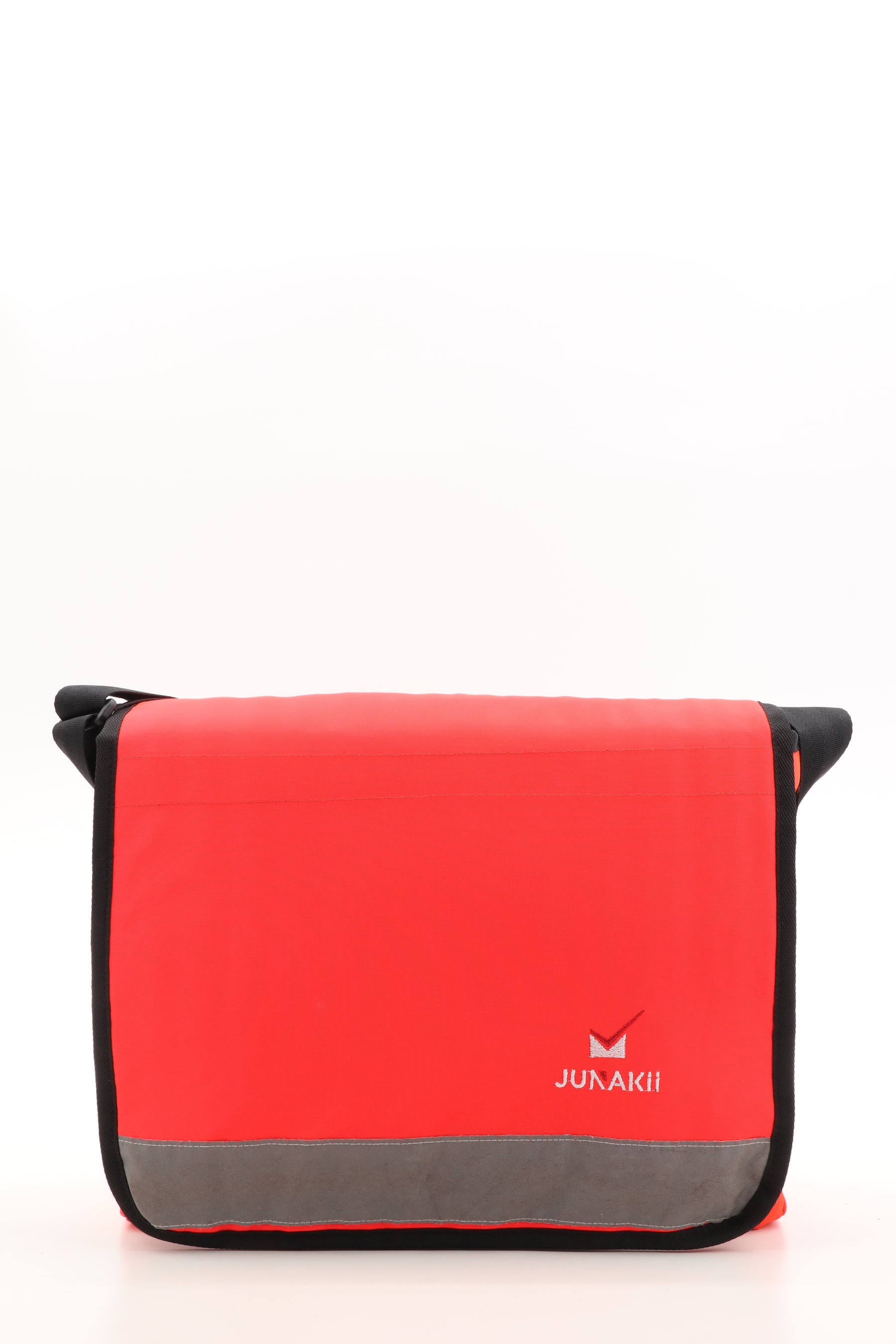 Messenger Tasche pinkrot orange aus upgecycelter Rettungsdienstkleidung 38x29x8,5cm