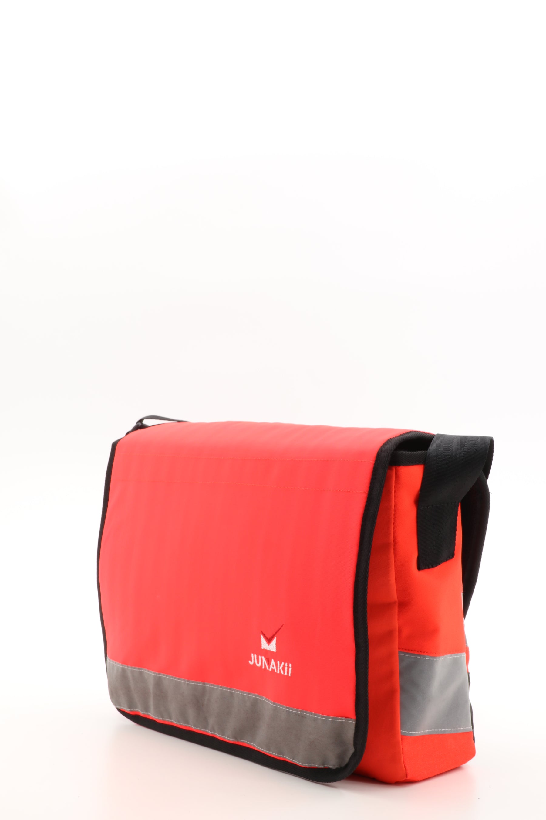 Messenger Tasche pinkrot orange aus upgecycelter Rettungsdienstkleidung 38x29x8,5cm