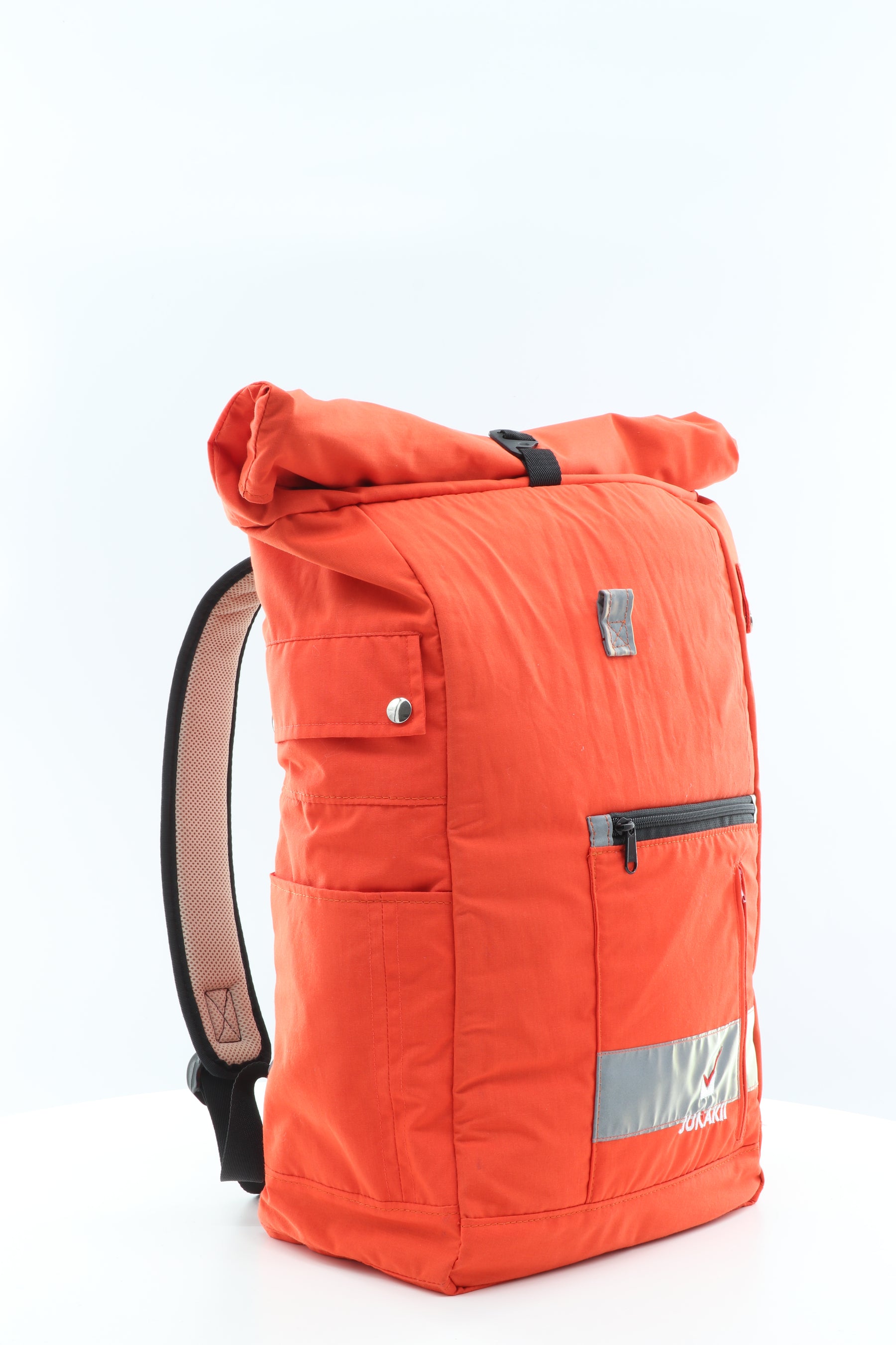 Rolltop backpack - made from rescue service clothing