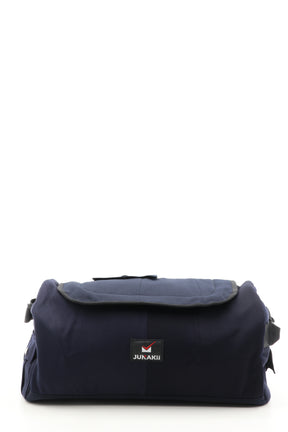 Duffel Bag blau aus upgecyceltem Feuerwehrausgehanzug 52x20x31cm