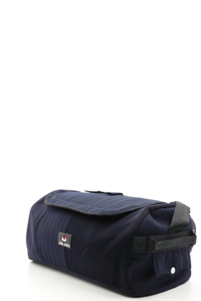 Duffel Bag blau aus upgecyceltem Feuerwehrausgehanzug 52x20x31cm