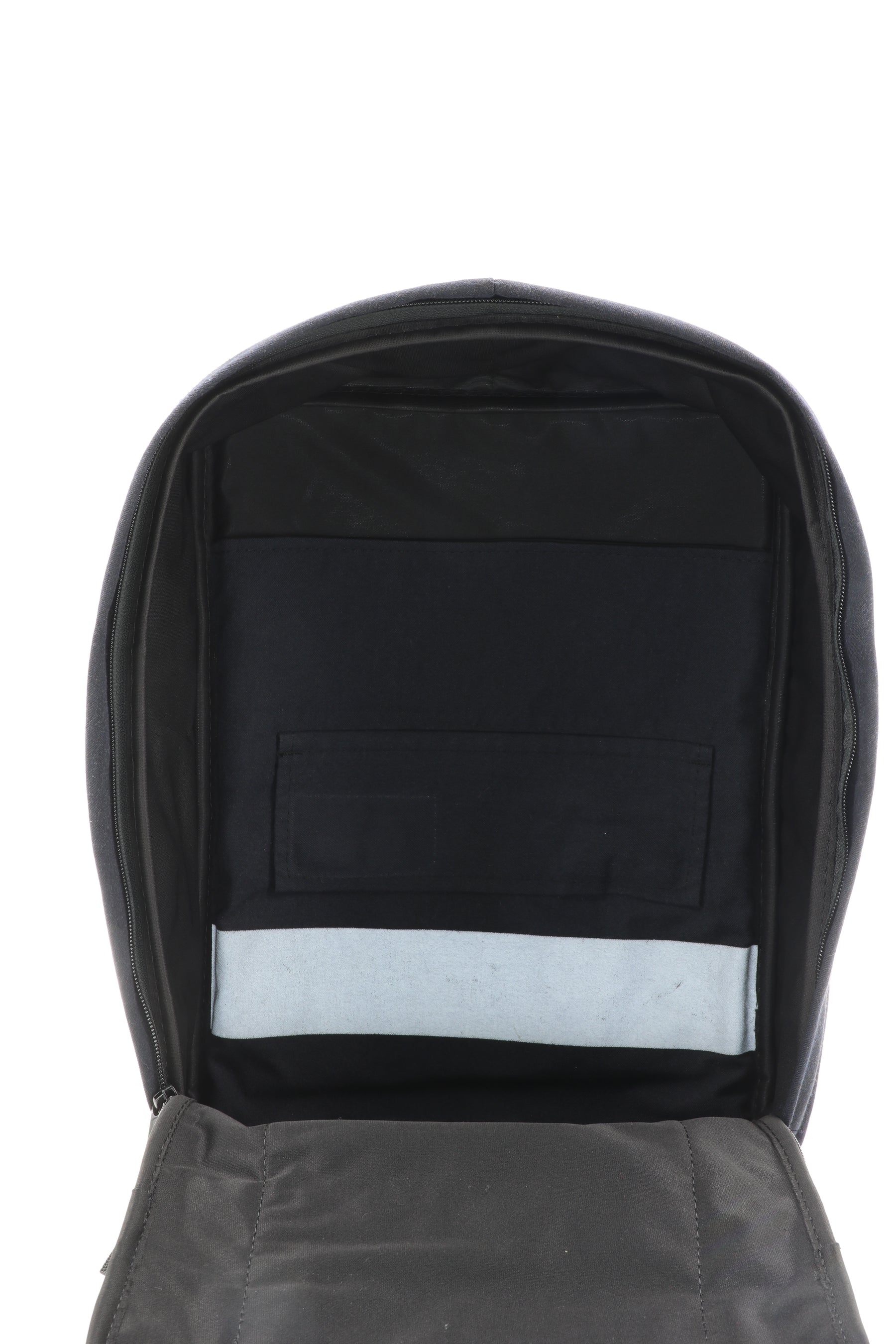 Laptop Rucksack schwarz gelb aus upgecycelter Feuerwehrkleidung 38x27x13cm