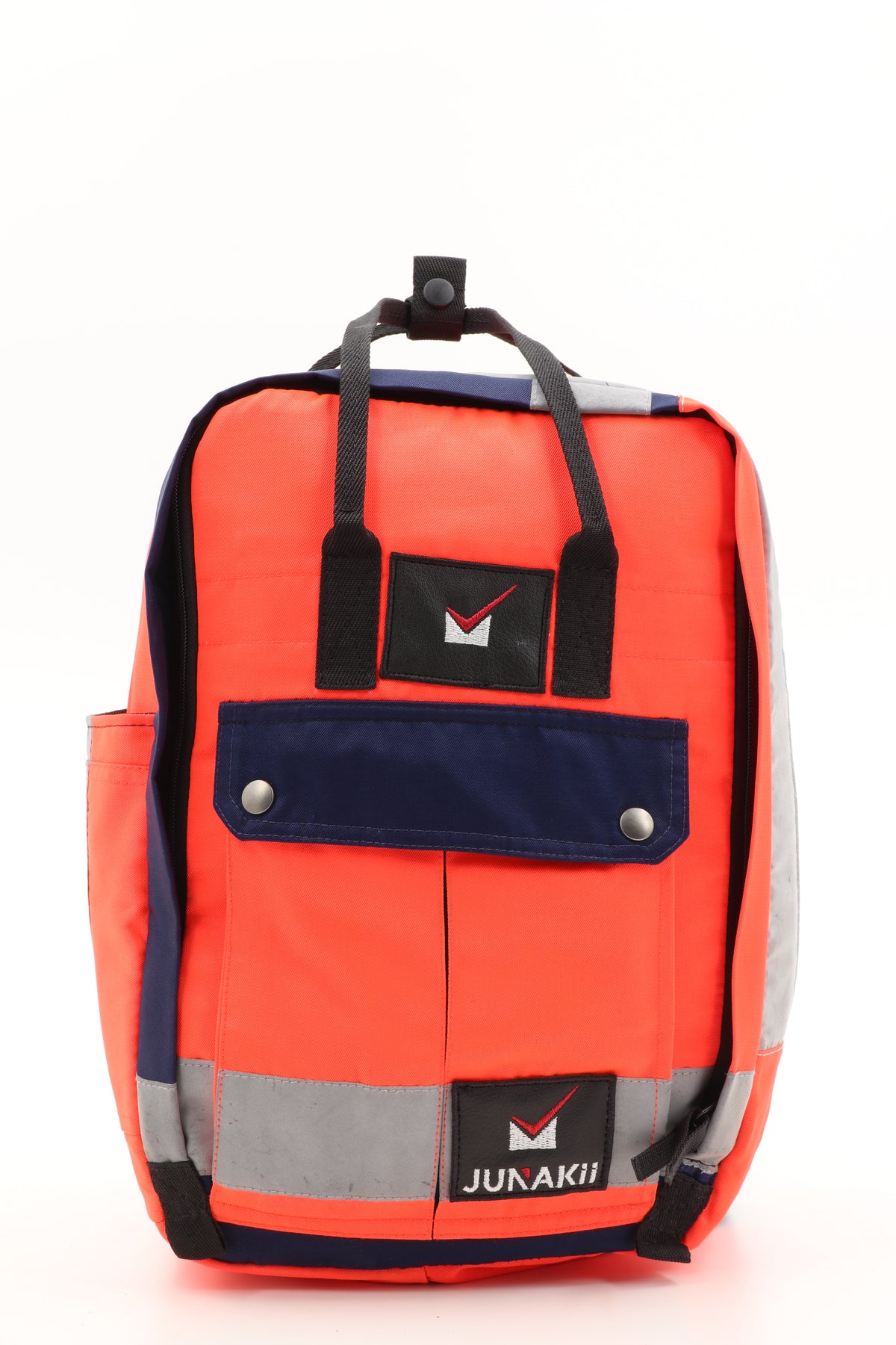 Laptop Rucksack pink aus upgecycelter Rettungsdienstkleidung 38x27x13cm