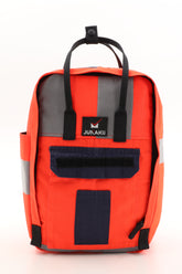 Laptop Rucksack pink aus upgecycelter Rettungsdienstkleidung 38x27x13cm