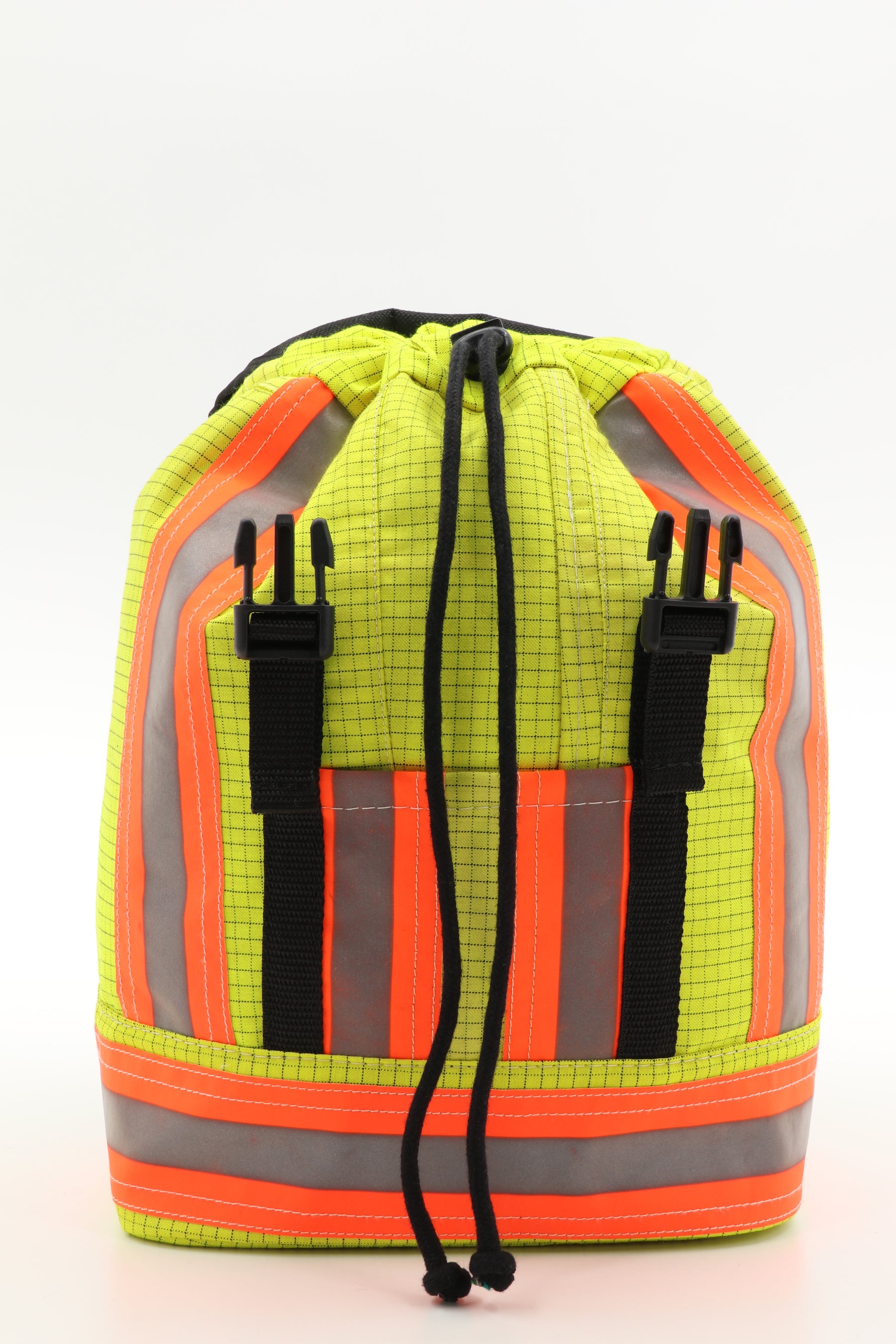 Mini Rucksack Klassik gelb aus upgecycelter Rettungsdienstkleidung 23x32x10cm