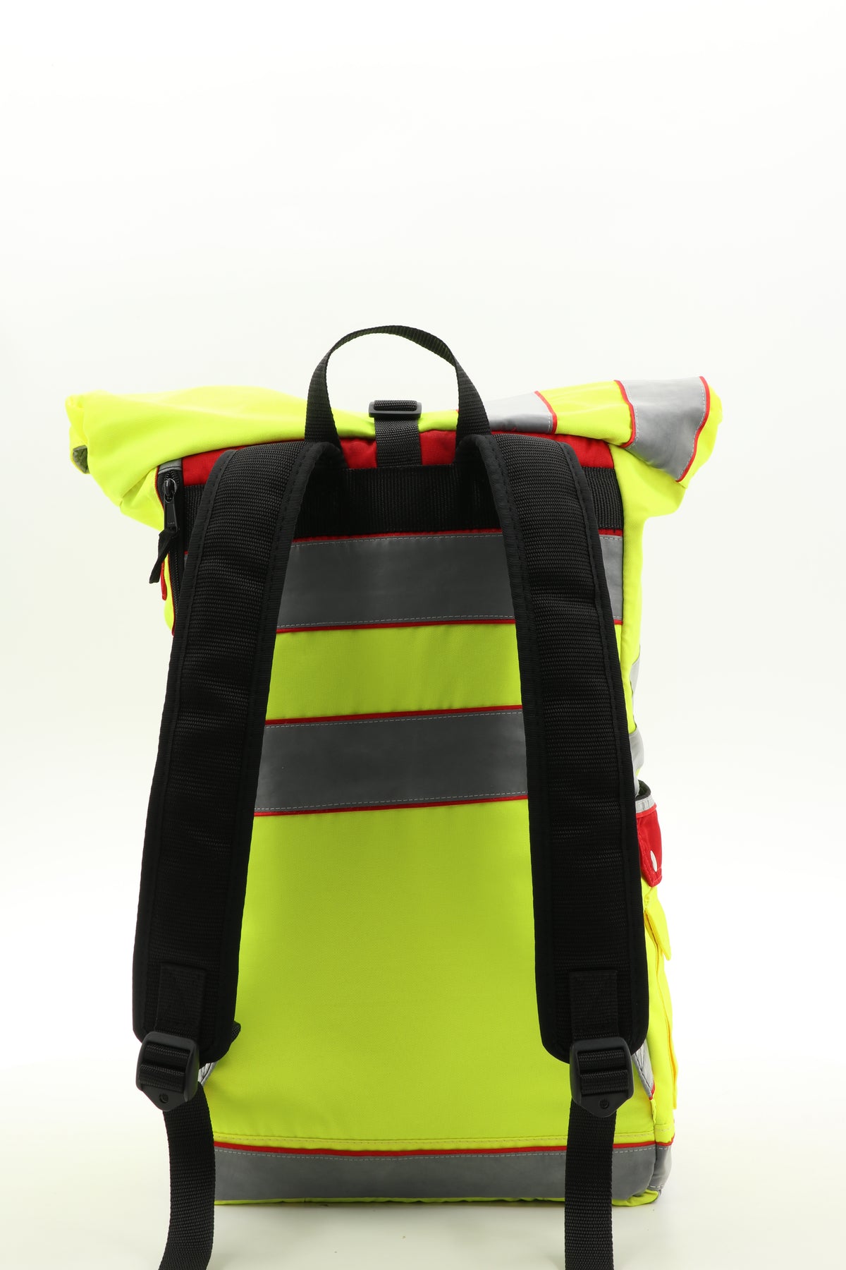 Rolltop backpack - made from rescue service clothing