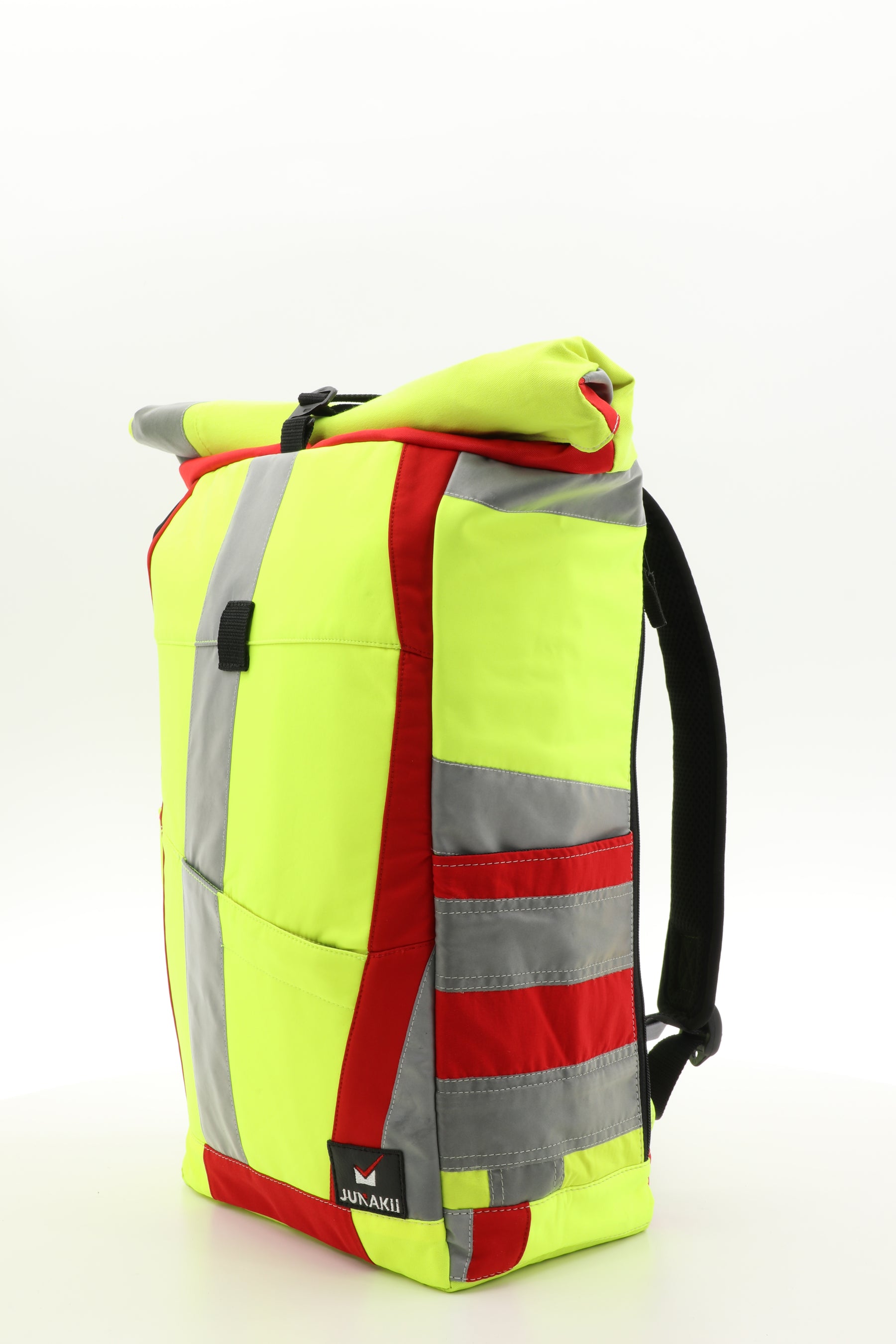 Rolltop backpack - made from rescue service clothing