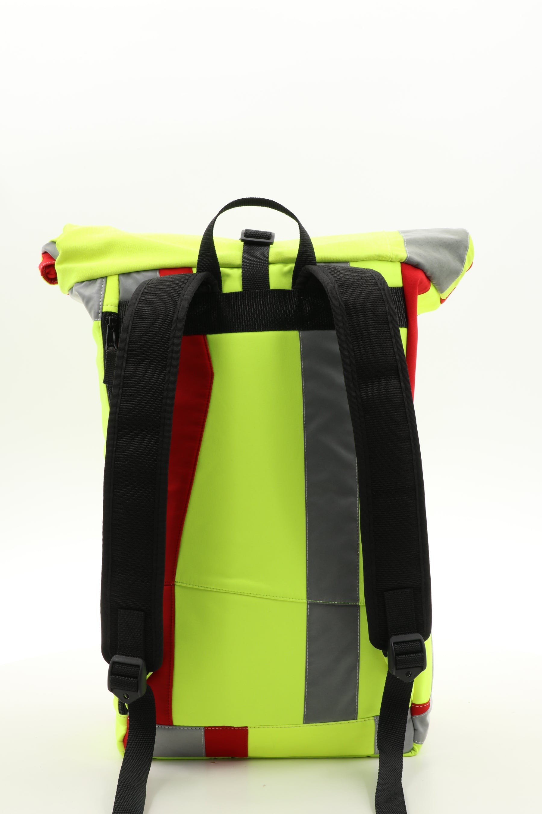 Rolltop backpack - made from rescue service clothing