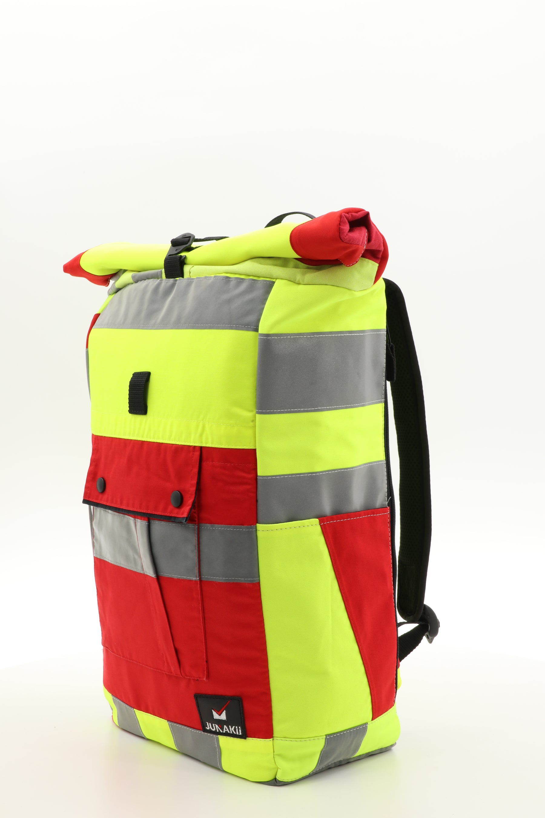 Rolltop backpack - made from rescue service clothing
