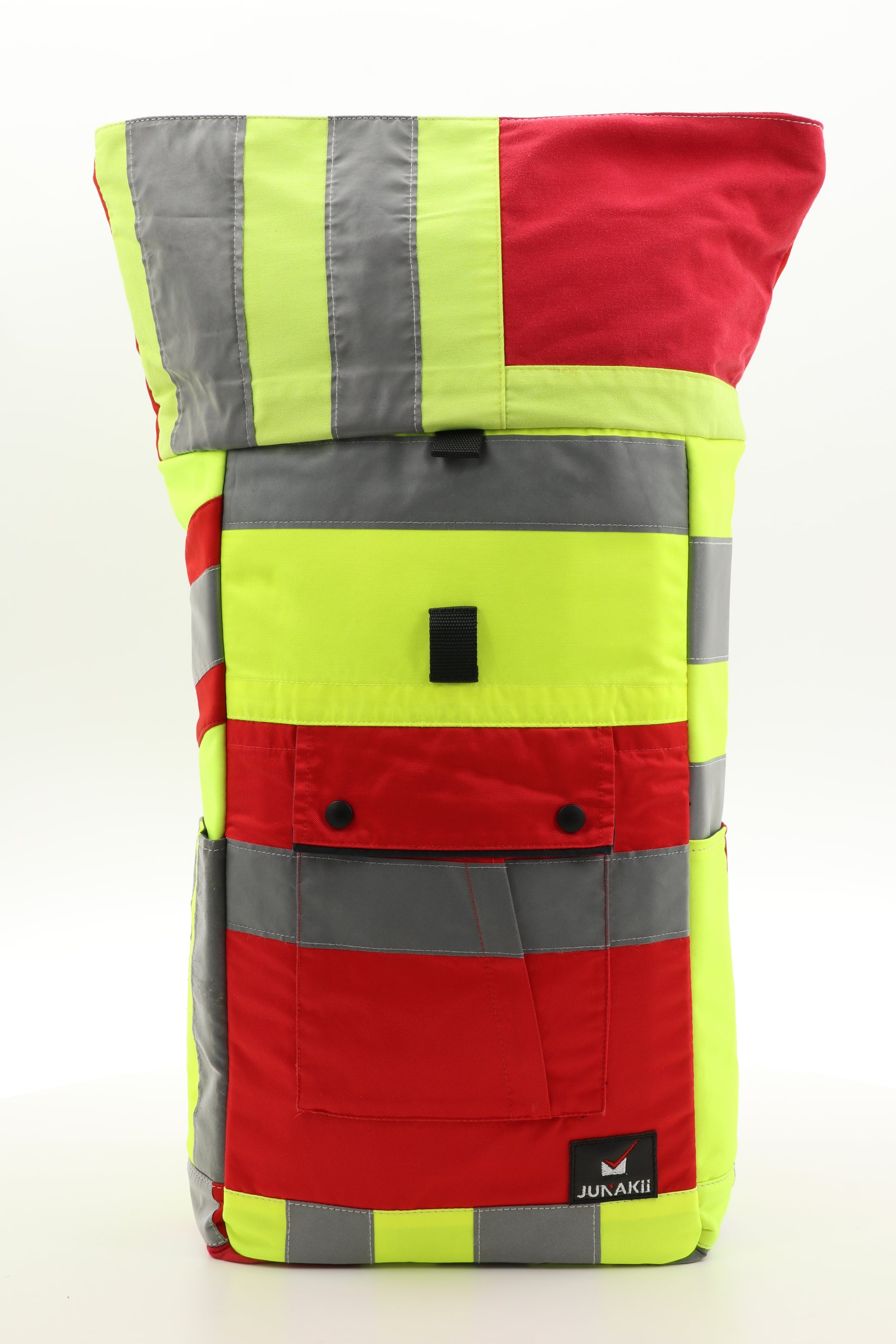 Rolltop backpack - made from rescue service clothing
